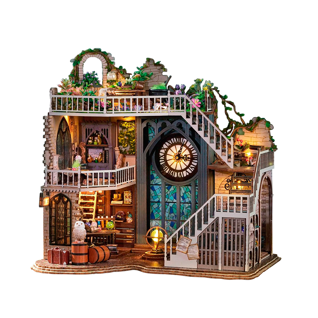 Casa Magica con Jardin Harry Potter Kits Casa Miniatura DIY