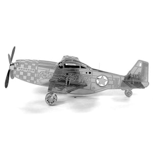 Mustang P-51™ Puzzle 3D de Metal