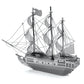 Perla Negra - Piratas del Caribe Puzzle 3D de Metal