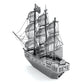 Perla Negra - Piratas del Caribe Puzzle 3D de Metal