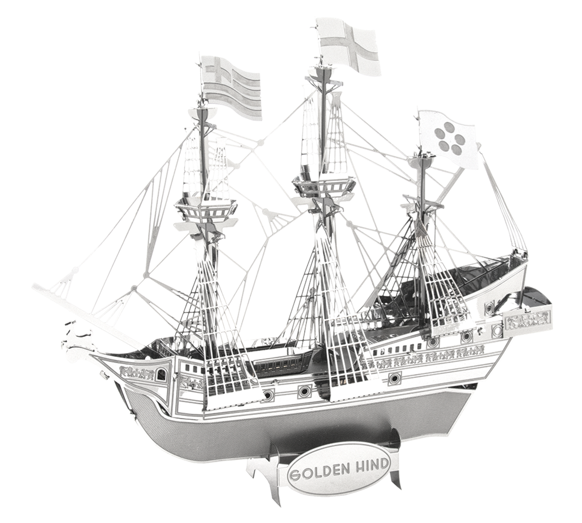 Golden Hind Puzzle 3D de Metal