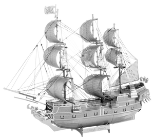Perla Negra Versión Grande - Piratas del Caribe Puzzle 3D de Metal