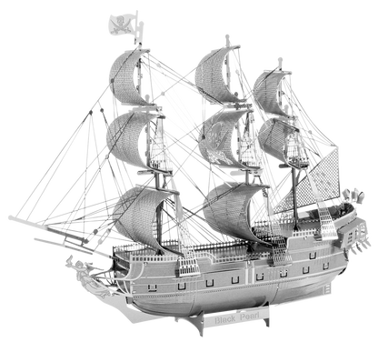 Perla Negra Versión Grande - Piratas del Caribe Puzzle 3D de Metal