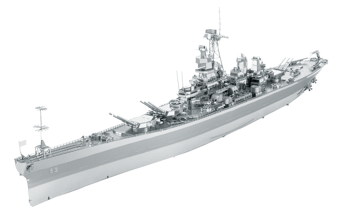 USS Missouri Puzzle 3D de Metal