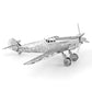 Messerschmitt BF-109 Puzzle 3D de Metal