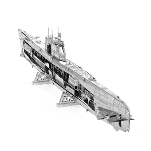 German U-Boat Type XXI Puzzle 3D de Metal