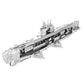 German U-Boat Type XXI Puzzle 3D de Metal