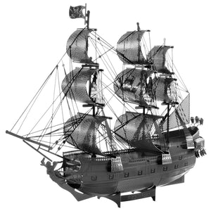 Perla Negra Versión Negra - Piratas del Caribe Puzzle 3D de Metal