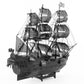 Perla Negra Versión Negra - Piratas del Caribe Puzzle 3D de Metal