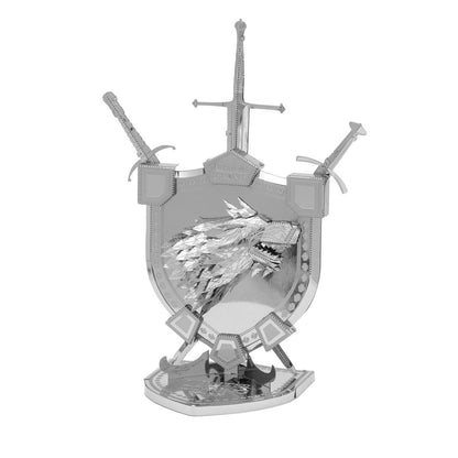 Sigilo de la Casa Stark - Juego de Tronos Puzzle 3D de Metal