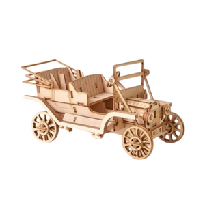 Carro Clasico Modelo Ford 1908 Armable Rompecabezas 3D de Madera