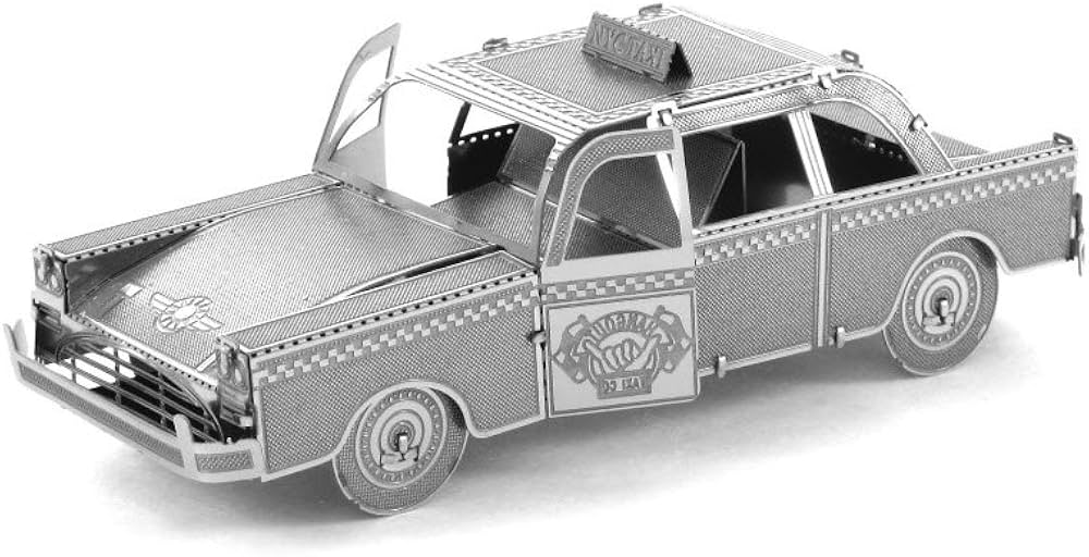 Checker Cab Puzzle 3D de Metal