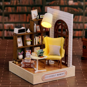 Mini Biblioteca Kits Casa Miniatura DIY