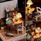 Mini Estudio Elegante Kits Casa Miniatura DIY