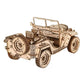 Camioneta Jeep Todoterreno Armable Puzzle 3D de Madera