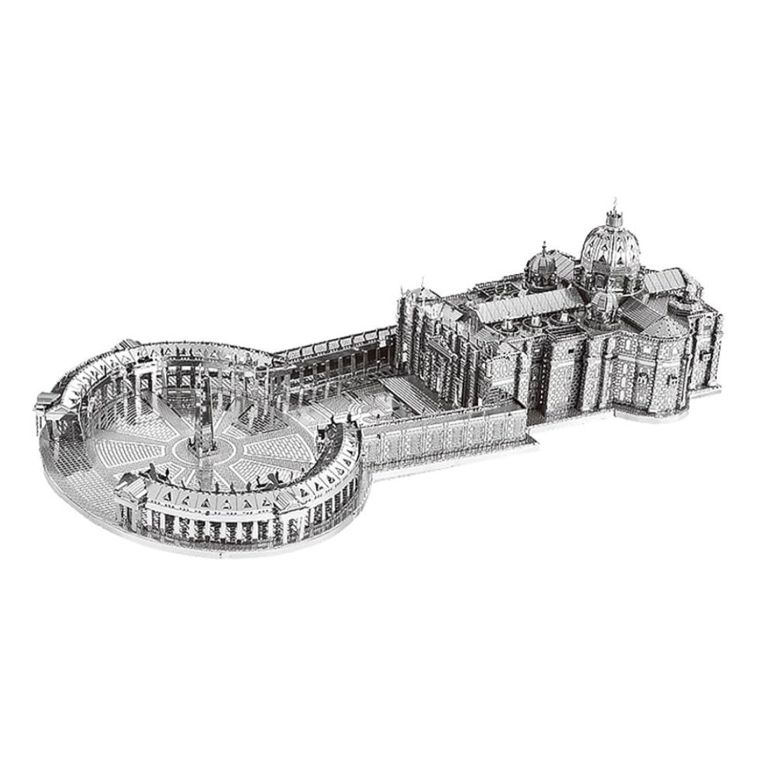Basílica de San Pedro Puzzle 3D de Metal