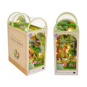 Bosque de Luciérnagas - Kit Armable Book Nook DIY