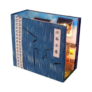 Callejón de agua de Jiangnan - Kit Armable Book Nook DIY