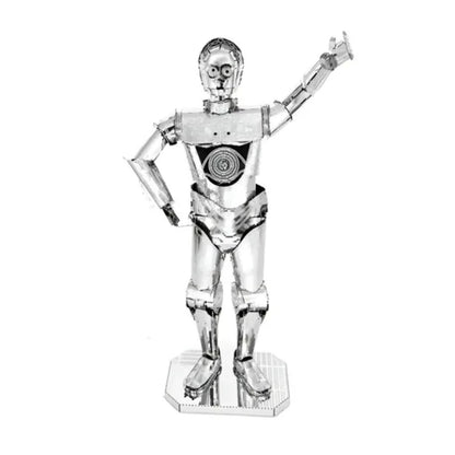C-3PO Plateado - Star Wars Puzzle 3D de Metal