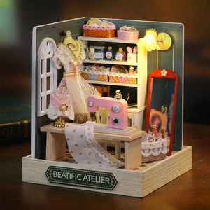Mini Taller de Costura Kits Casa Miniatura DIY