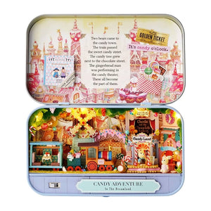 Aventura de Caramelo Kits Casa Miniatura DIY