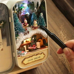 Sueño Nevado Kits Casa Miniatura DIY