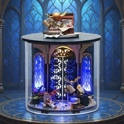 Sala de Menesteres Harry Potter Kit Casa Miniatura DIY