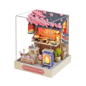 Mini Tienda de Ramen Kits Casa Miniatura DIY