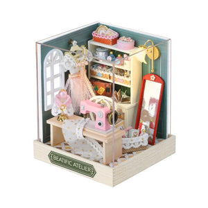 Mini Taller de Costura Kits Casa Miniatura DIY