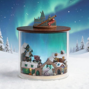 Pueblo Invernal Harry Potter Kit Casa Miniatura DIY