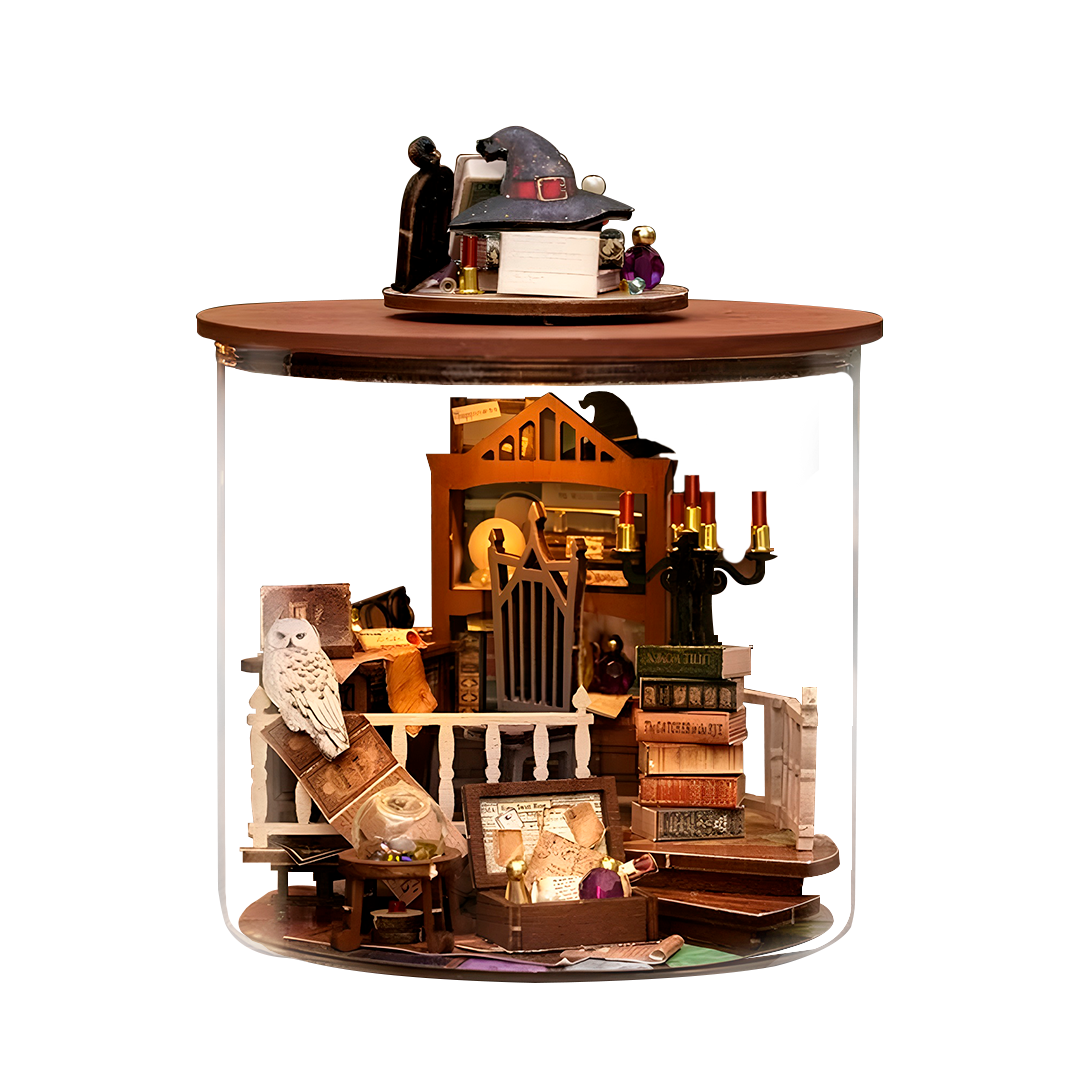 Oficina de Dumbeldore Harry Potter Kit Casa Miniatura DIY