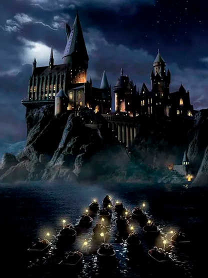 Bienvenido a Hogwarts Harry Potter 40x30 Pintura Diamante