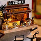 Mini Cafetería Kits Casa Miniatura DIY