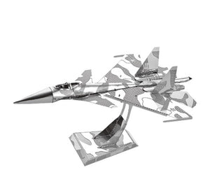 SU-34 Fighter Puzzle 3D de Metal